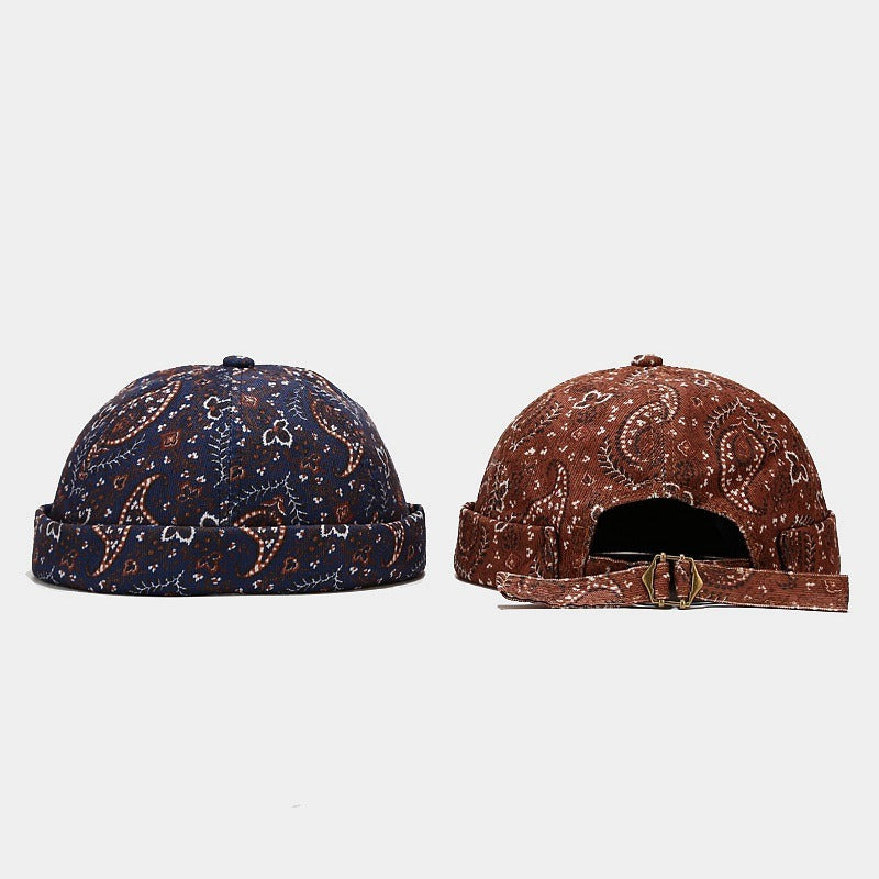Cashew flower landlord hat European and American retro fashion yuppie hat for men - FITzzE