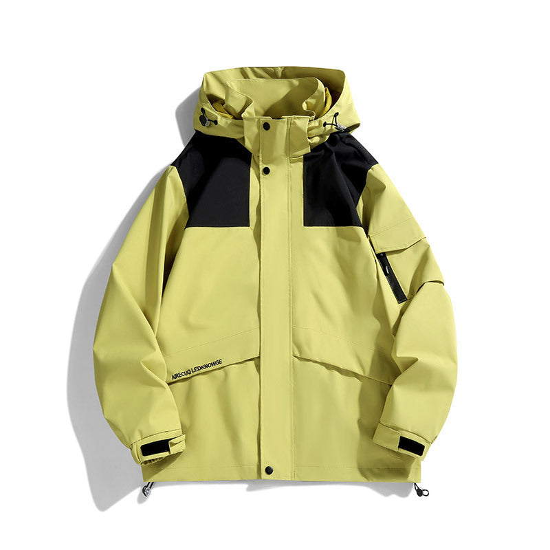 Outdoor assault suit, waterproof and windproof, couple hiking suit, men's sports functional jacket, women's single-layer windbreaker jacket - FITzzE