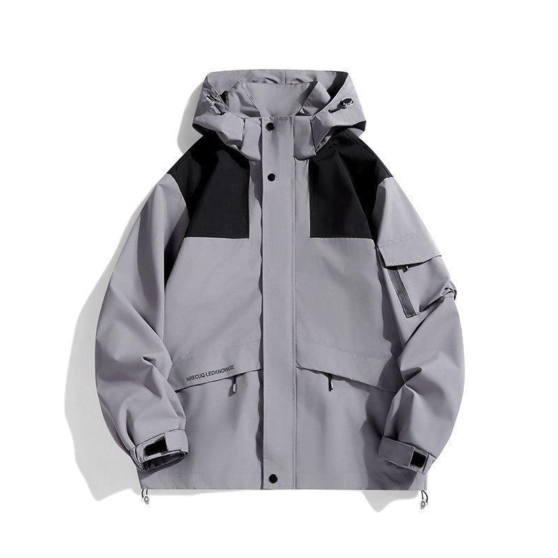 Outdoor assault suit, waterproof and windproof, couple hiking suit, men's sports functional jacket, women's single-layer windbreaker jacket - FITzzE
