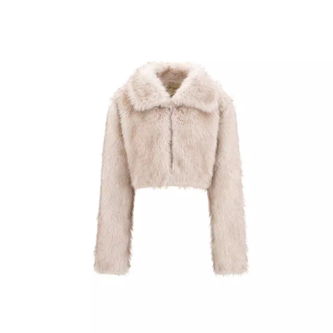 New mink fur coat short, cool and stylish fox fur women's versatile autumn and winter women's clothing eprolo