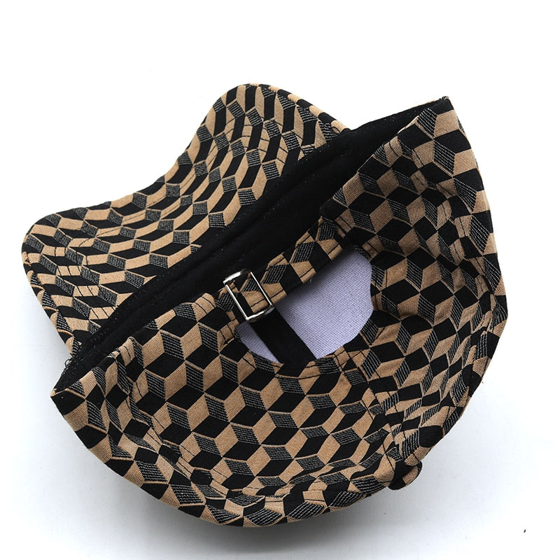 New Summer Women Stylish Caps Luxury Brand Baseball Cap For Men 3D British Plaid Elastic Dad Hat Casquette Femmes - FITzzE