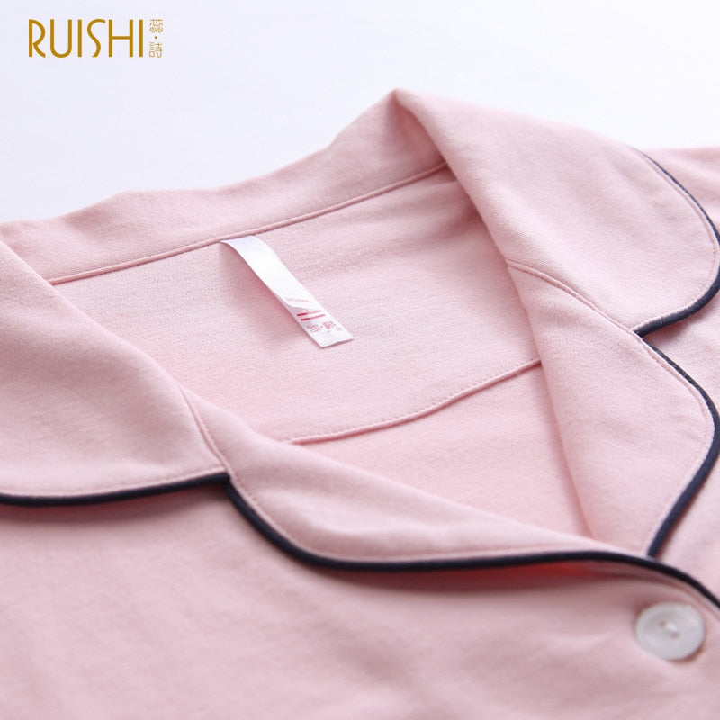 J&Q Arrival pajamas couple cotton pajama set men and women matching pajamas night suit mall high quality top brand sleepwear - FITzzE