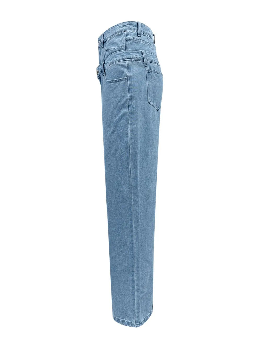 Autumn & Winter Double Waisted Wide Leg Pants – Elegant High-Waist Straight Trousers for Women - FITzzE