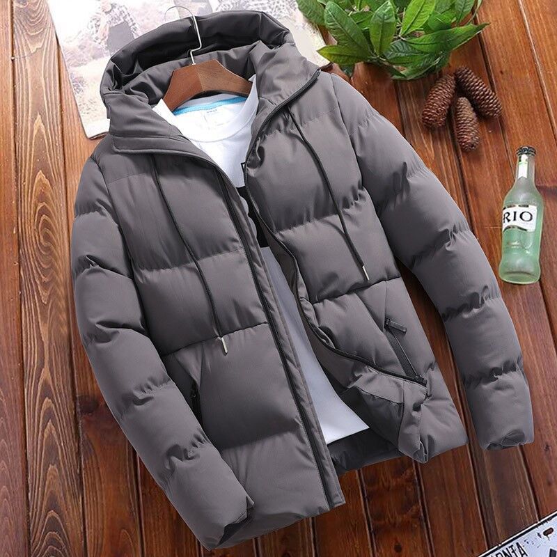 Winter cotton jacket men's new handsome short cotton jacket Korean version slim fit trendy cotton jacket jacket men's clothing - FITzzE