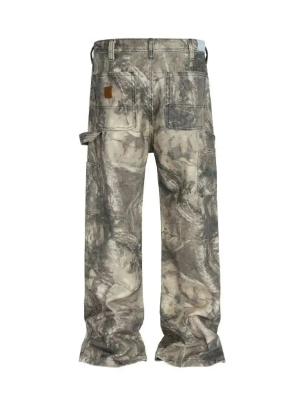 Men’s Twig Camouflage Distressed Jeans – Rugged Streetwear Denim for a Bold Urban Look eprolo