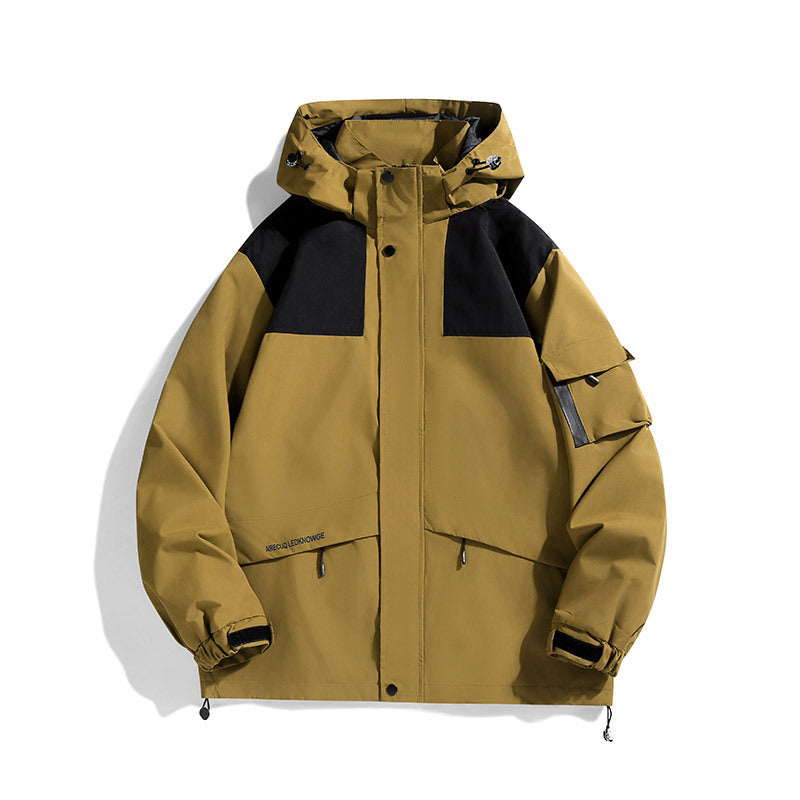 Outdoor assault suit, waterproof and windproof, couple hiking suit, men's sports functional jacket, women's single-layer windbreaker jacket - FITzzE