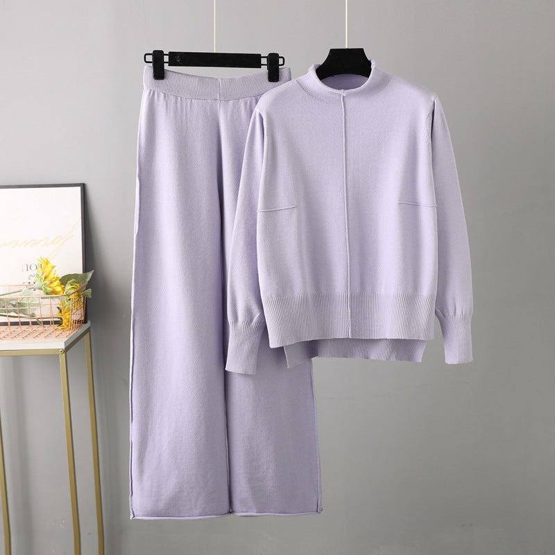 Knitted Sweater Two-Piece Set | Women's Autumn & Winter Outfit | Fitzze