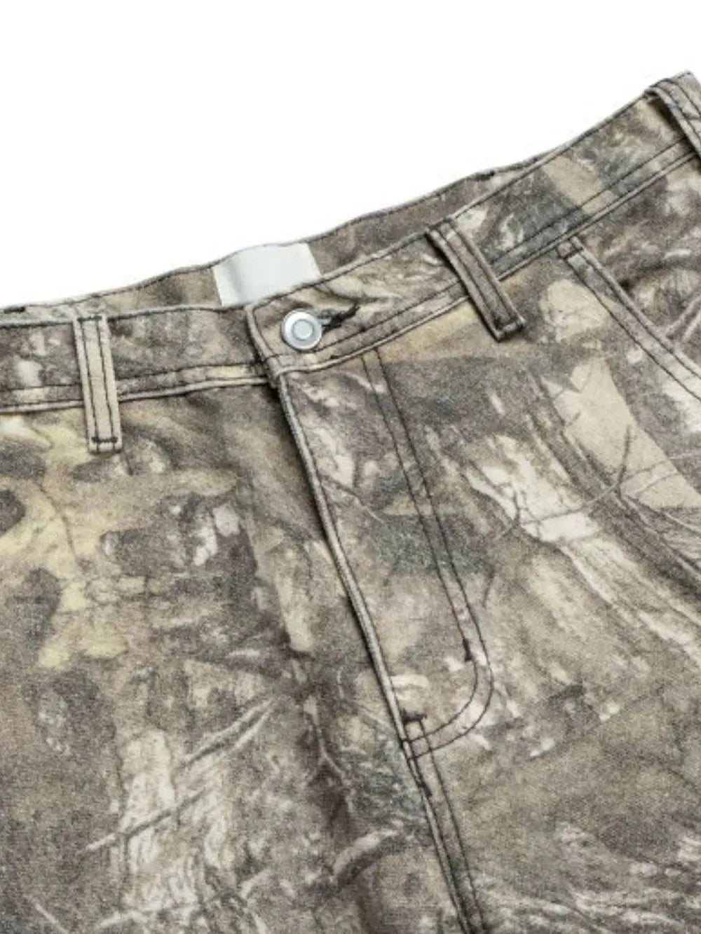 Men’s Twig Camouflage Distressed Jeans – Rugged Streetwear Denim for a Bold Urban Look eprolo