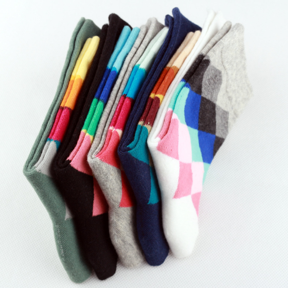 standard increase  casual cotton socks high quality delivery men socks, colorful socks (10 pairs / batch) No Box - FITzzE