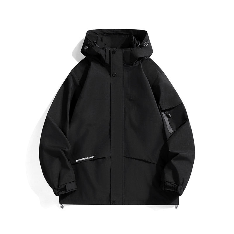 Outdoor assault suit, waterproof and windproof, couple hiking suit, men's sports functional jacket, women's single-layer windbreaker jacket - FITzzE