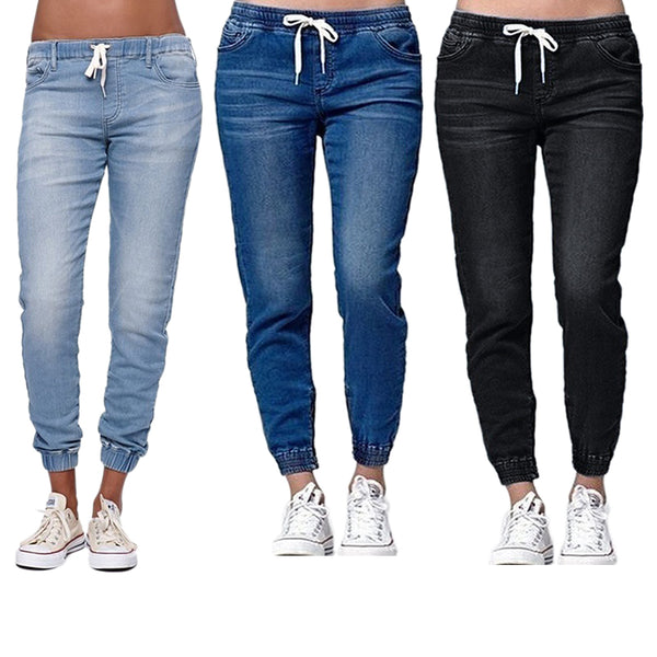 Autumn Pencil Pants Vintage High Waist Jeans New Womens Pants Full Length Pants Loose Ccowboy Pants Plus Size 5XL 6XL - FITzzE