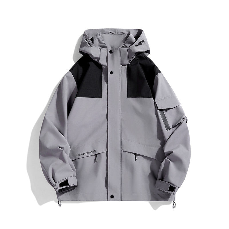 Outdoor assault suit, waterproof and windproof, couple hiking suit, men's sports functional jacket, women's single-layer windbreaker jacket - FITzzE