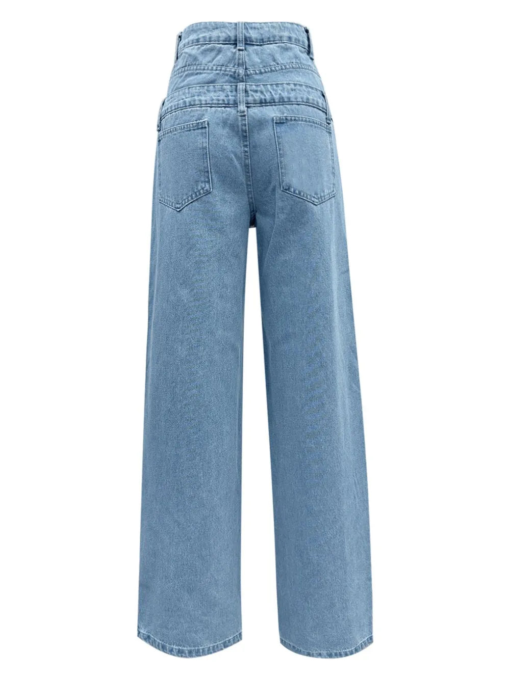 Autumn & Winter Double Waisted Wide Leg Pants – Elegant High-Waist Straight Trousers for Women - FITzzE