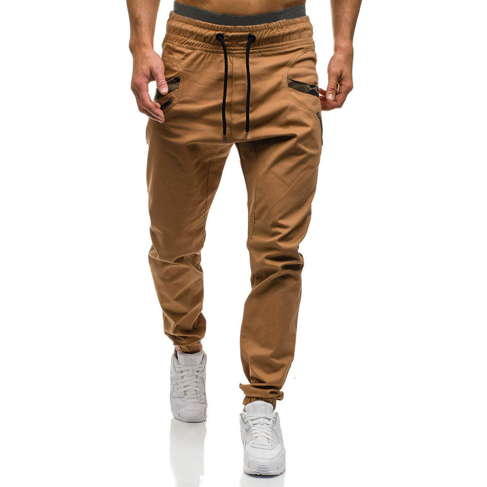 Fashion Men Gyms Pure color Pants Joggers Fitness Casual Long Pants Men Workout Skinny Sweatpants Jogger Tracksuit Trousers - FITzzE