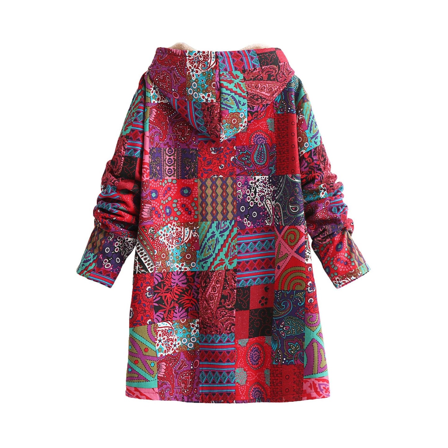 Fashionable Printed Fleece Hoodie Sweatshirt for Women | Fitzze eprolo