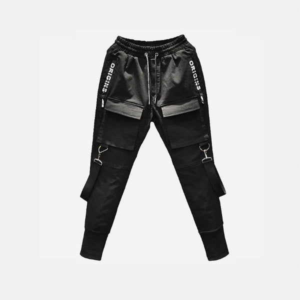 49Hot Side Pockets Chinos Men's Hip Hop Cargo Ripped Joggers Trousers - FITzzE