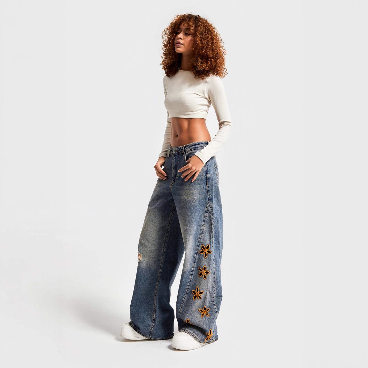 High Waisted Loose Jeans for Women – Trendy Relaxed-Fit Denim for Effortless Everyday Style eprolo