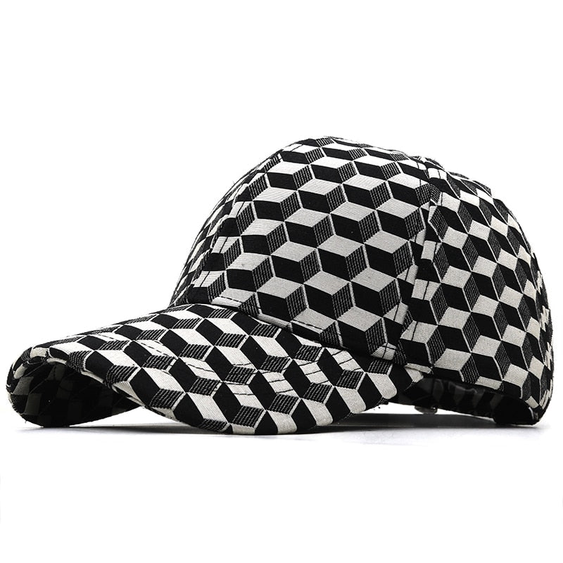 New Summer Women Stylish Caps Luxury Brand Baseball Cap For Men 3D British Plaid Elastic Dad Hat Casquette Femmes - FITzzE