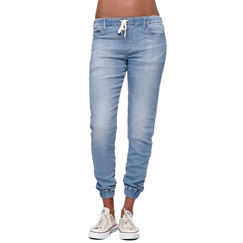 Autumn Pencil Pants Vintage High Waist Jeans New Womens Pants Full Length Pants Loose Ccowboy Pants Plus Size 5XL 6XL - FITzzE