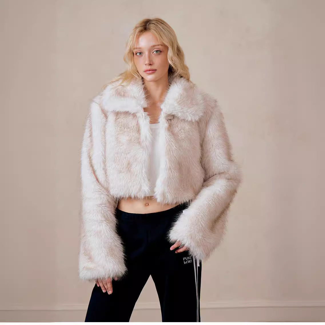 New mink fur coat short, cool and stylish fox fur women's versatile autumn and winter women's clothing eprolo