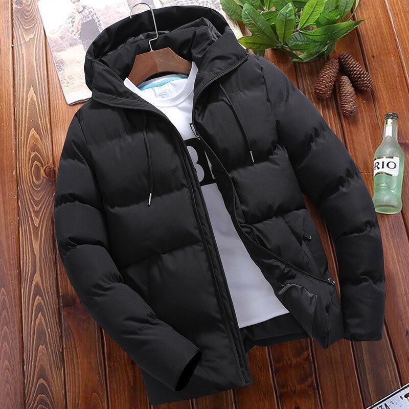 Winter cotton jacket men's new handsome short cotton jacket Korean version slim fit trendy cotton jacket jacket men's clothing - FITzzE