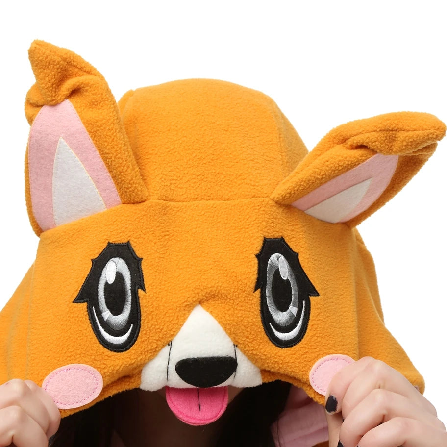 Adult Women Men Welsh Corgi Onesie Winter Warm Cute Dog Pajamas Cartoon Animal Halloween Cosplay Costumes Unisex Top - FITzzE