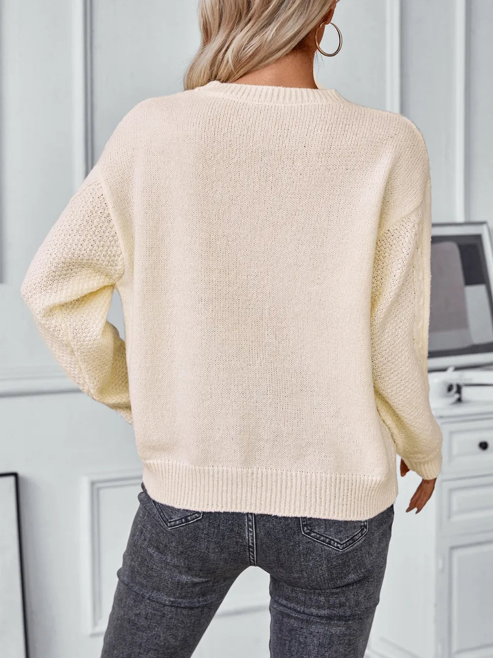 Autumn/Winter Retro Twisted Knitted Shirt Women's Wear - FITzzE rghbeu-b4.myshopify.com Autumn/Winter Retro Twisted Knitted Shirt Women's Wear