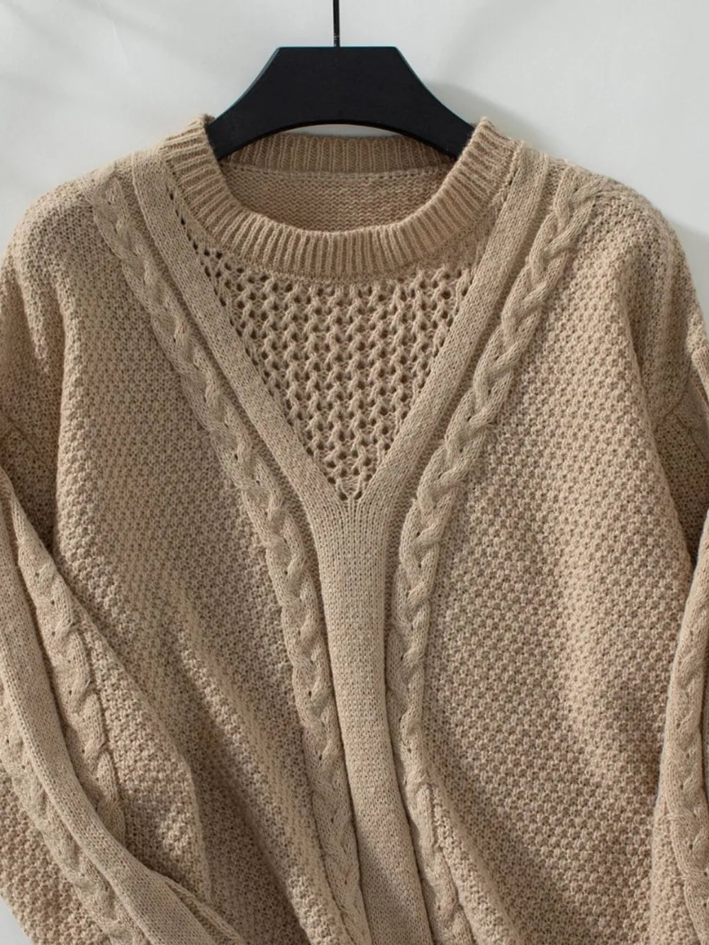 Autumn/Winter Retro Twisted Knitted Shirt Women's Wear - FITzzE rghbeu-b4.myshopify.com Autumn/Winter Retro Twisted Knitted Shirt Women's Wear