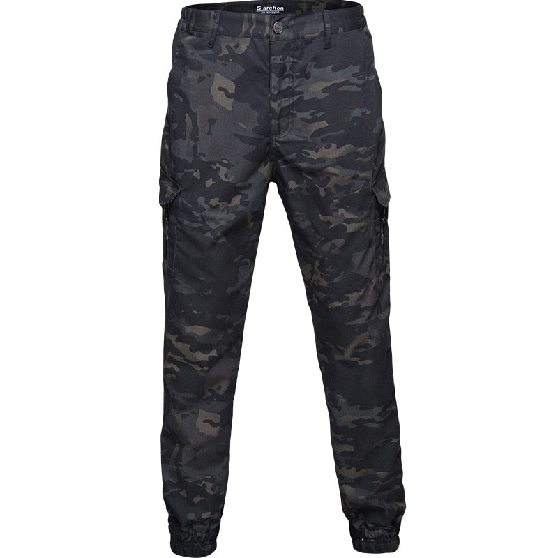 Mege Brand Men Fashion Streetwear Casual Camouflage Jogger Pants Tactical Military Trousers Men Cargo Pants - FITzzE