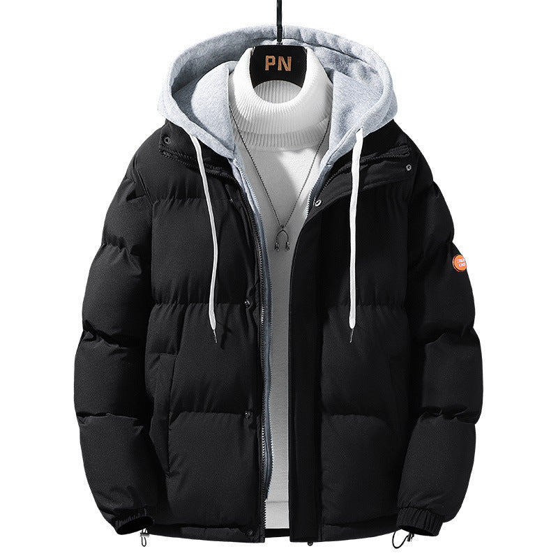 Fitzze Brand Men’s Winter Hooded Cotton Jacket – Oversized, Warm, Windproof & Cold-Resistant Outerwear eprolo