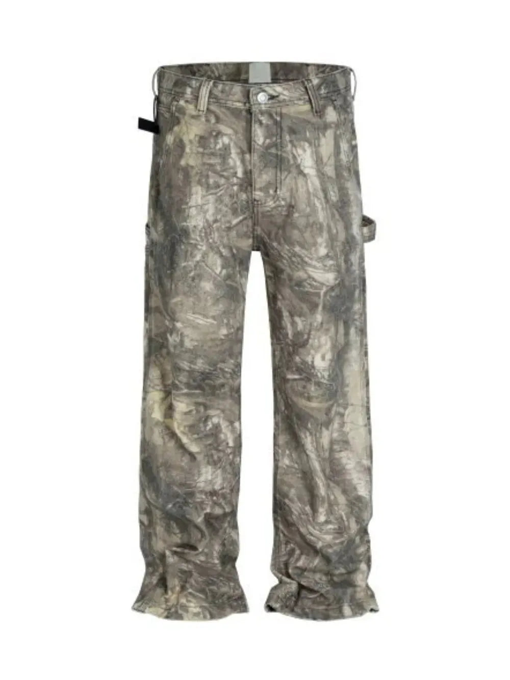 Men’s Twig Camouflage Distressed Jeans – Rugged Streetwear Denim for a Bold Urban Look eprolo