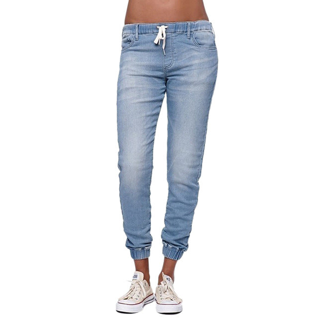 Autumn Pencil Pants Vintage High Waist Jeans New Womens Pants Full Length Pants Loose Ccowboy Pants Plus Size 5XL 6XL - FITzzE
