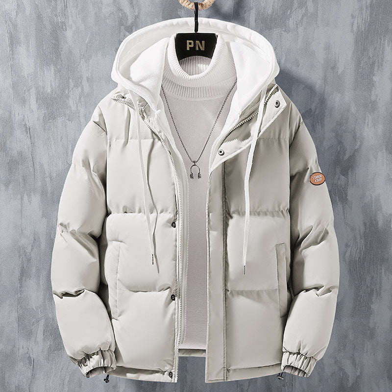 Fitzze Brand Men’s Winter Hooded Cotton Jacket – Oversized, Warm, Windproof & Cold-Resistant Outerwear eprolo