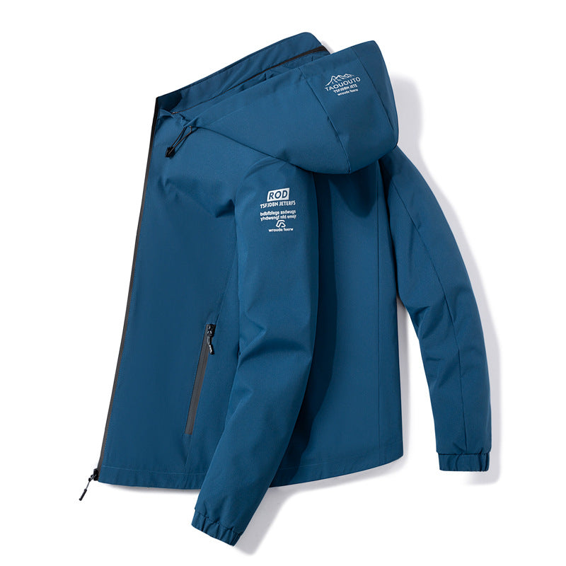 New hooded jacket for men, spring and autumn trendy casual jacket, sports top for men - FITzzE
