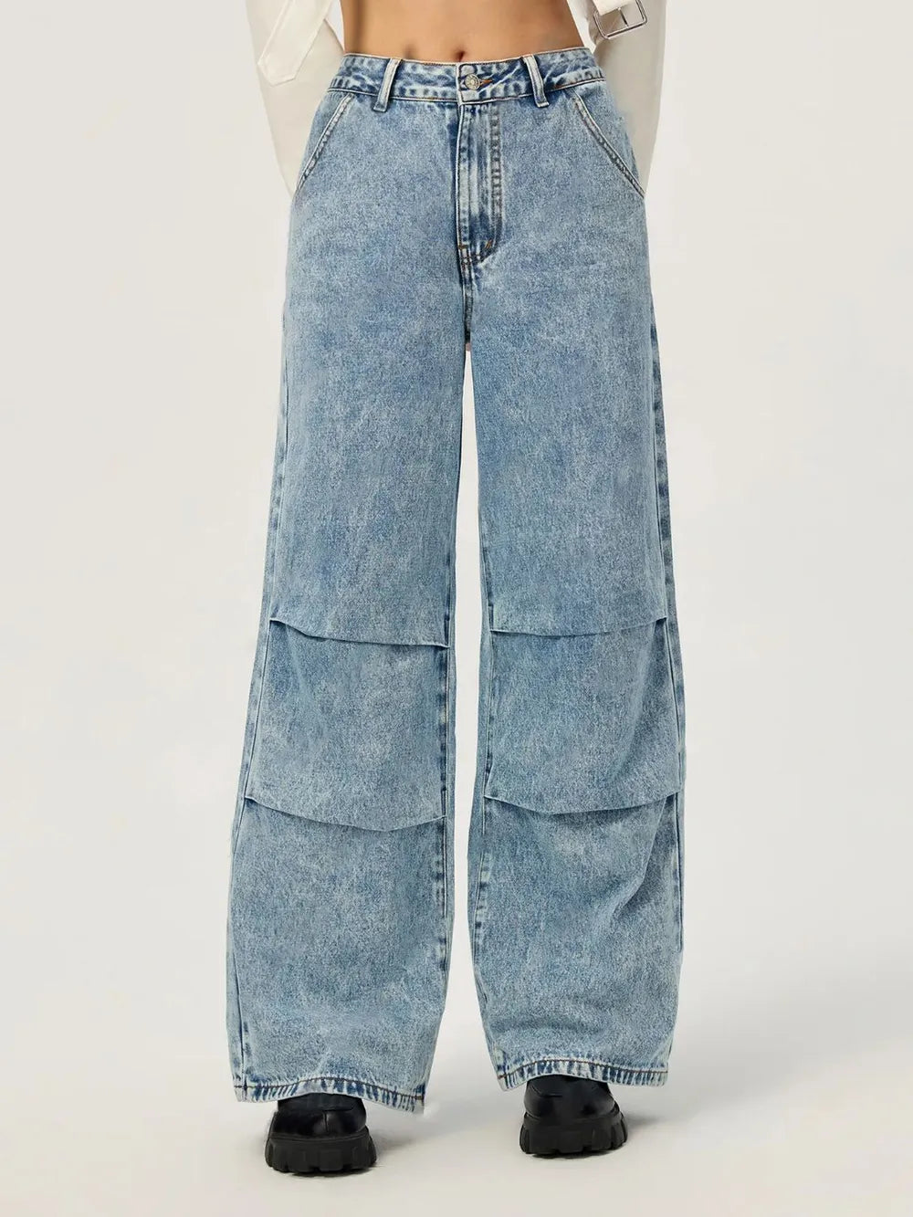Wide Leg Jeans with Pockets | Fitzze eprolo
