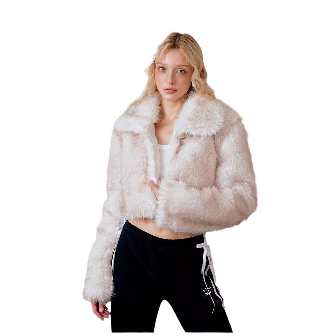 New mink fur coat short, cool and stylish fox fur women's versatile autumn and winter women's clothing eprolo