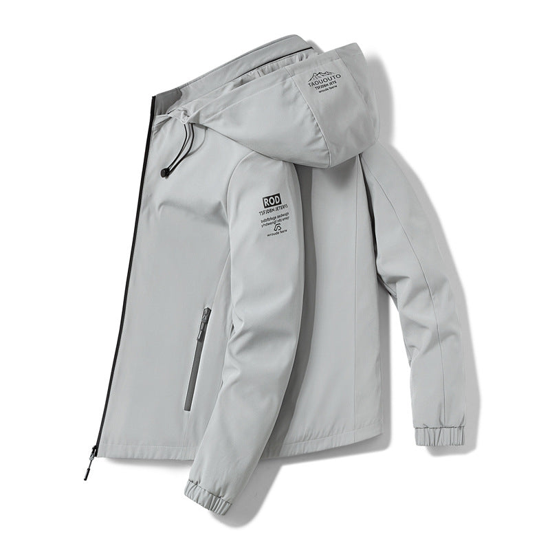 New hooded jacket for men, spring and autumn trendy casual jacket, sports top for men - FITzzE