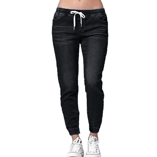 Autumn Pencil Pants Vintage High Waist Jeans New Womens Pants Full Length Pants Loose Ccowboy Pants Plus Size 5XL 6XL - FITzzE