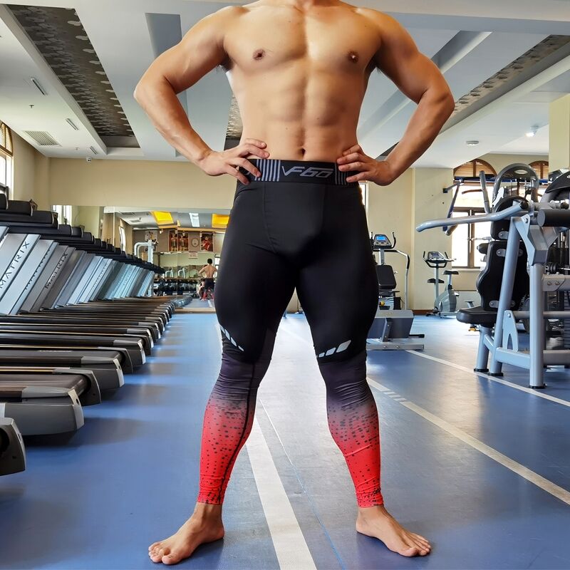 Mens Gym Compression Leggings Sport Training Pants Men Running Tights Trousers Men Sportswear Dry Fit Jogging Pants - FITzzE