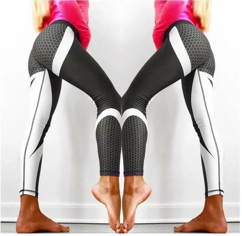 Digital Printed High Waist Yoga Pants | Hip Lifting Leggings | Fitzze eprolo