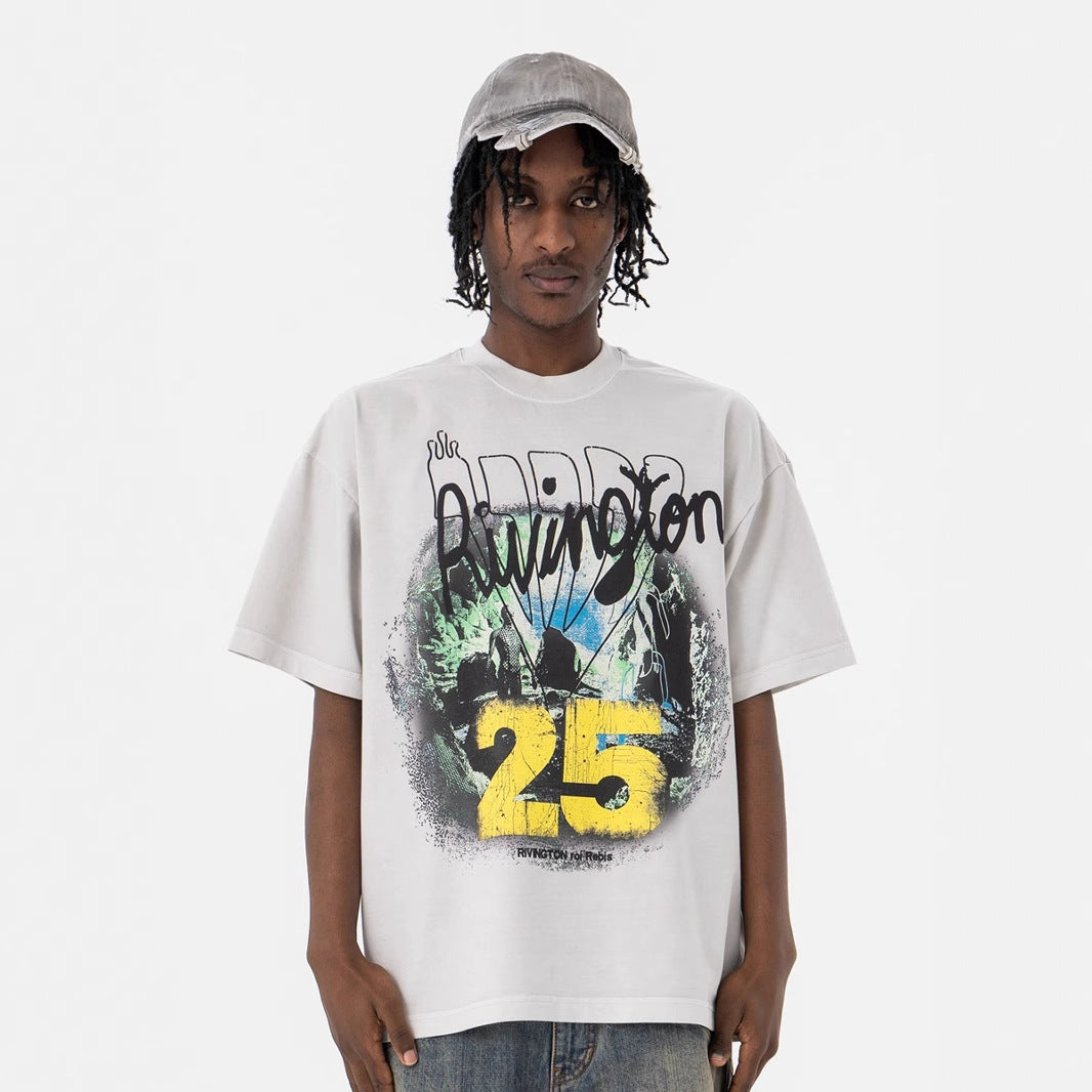 Digital Print Casual Short Sleeve T-Shirt for Men - FITzzE rghbeu-b4.myshopify.com Digital Print Casual Short Sleeve T-Shirt for Men