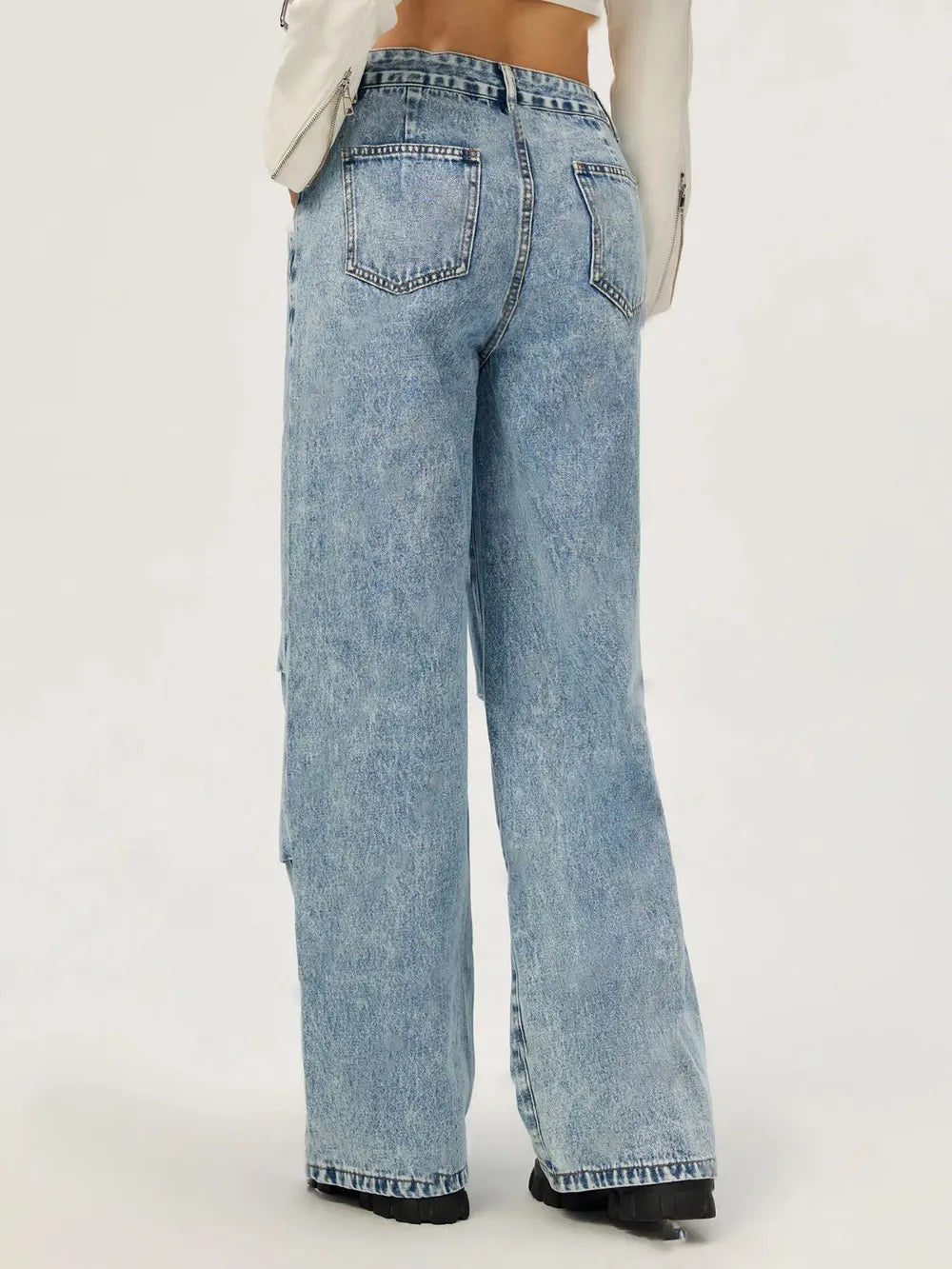 Wide Leg Jeans with Pockets | Fitzze eprolo