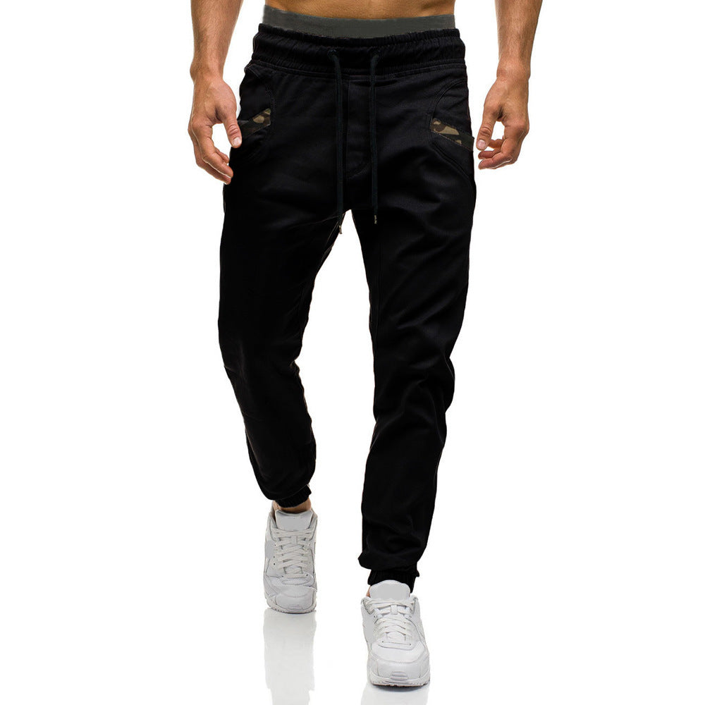 Fashion Men Gyms Pure color Pants Joggers Fitness Casual Long Pants Men Workout Skinny Sweatpants Jogger Tracksuit Trousers - FITzzE