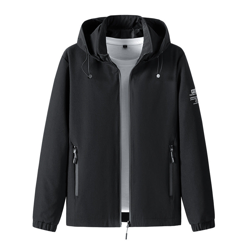 New hooded jacket for men, spring and autumn trendy casual jacket, sports top for men - FITzzE