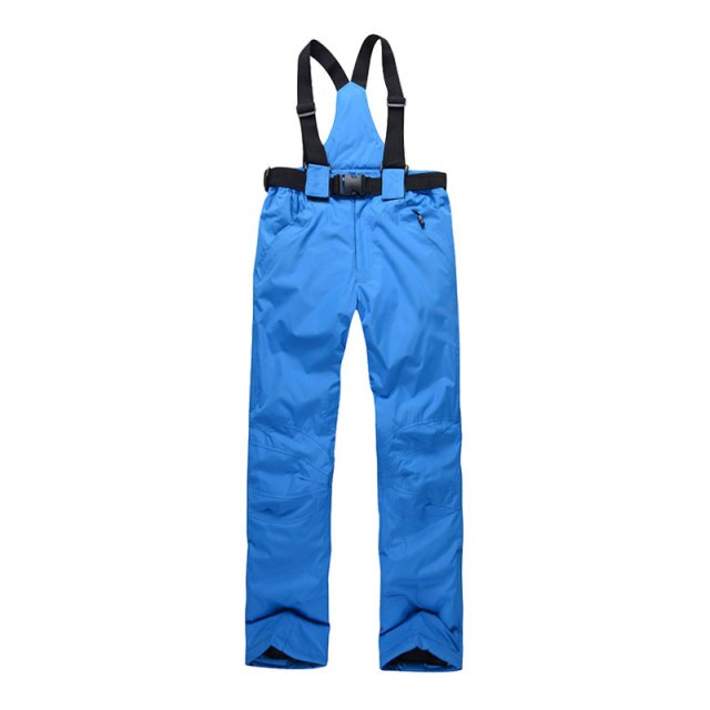 Women Men Ski Pants Brands Outdoor Sports Suspenders Windproof Waterproof Trousers - FITzzE