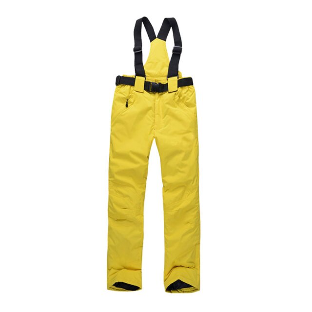 Women Men Ski Pants Brands Outdoor Sports Suspenders Windproof Waterproof Trousers - FITzzE