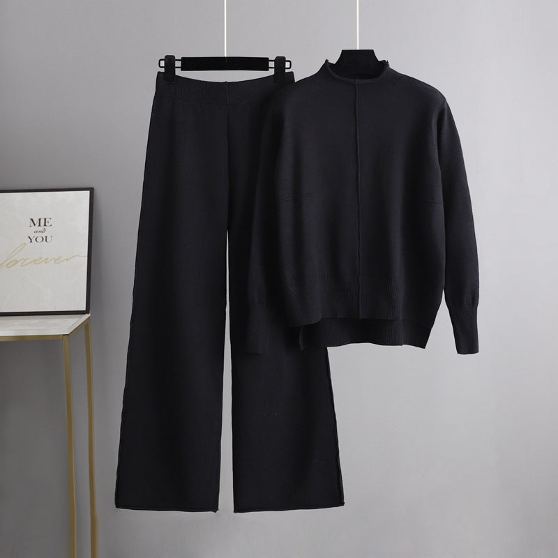 Knitted Sweater Two-Piece Set | Women's Autumn & Winter Outfit | Fitzze