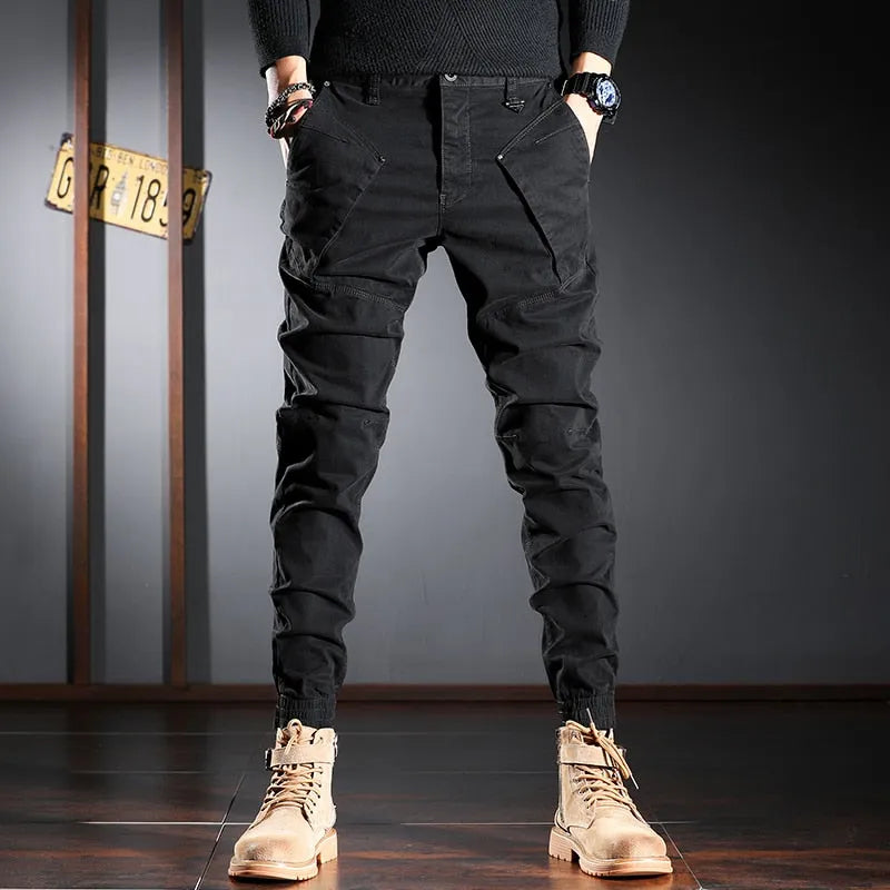 FITzzE Designer Men’s Spliced Patchwork Jeans – High-Quality Casual Cargo Pants & Streetwear Joggers eprolo rghbeu-b4.myshopify.com FITzzE Designer Men’s Spliced Patchwork Jeans – High-Quality Casual Cargo Pants & Streetwear Joggers
