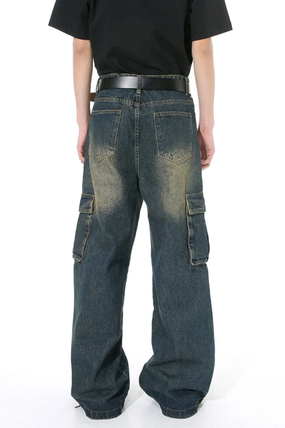 Mid Rise Jeans with Cargo Pockets - FITzzE rghbeu-b4.myshopify.com Mid Rise Jeans with Cargo Pockets
