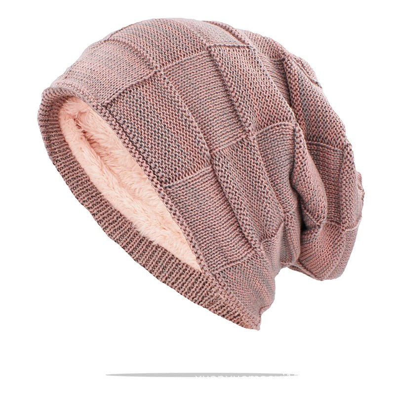 Plush pullover hat unisex ear protection knitted pile up hat for men and women - FITzzE rghbeu-b4.myshopify.com Plush pullover hat unisex ear protection knitted pile up hat for men and women